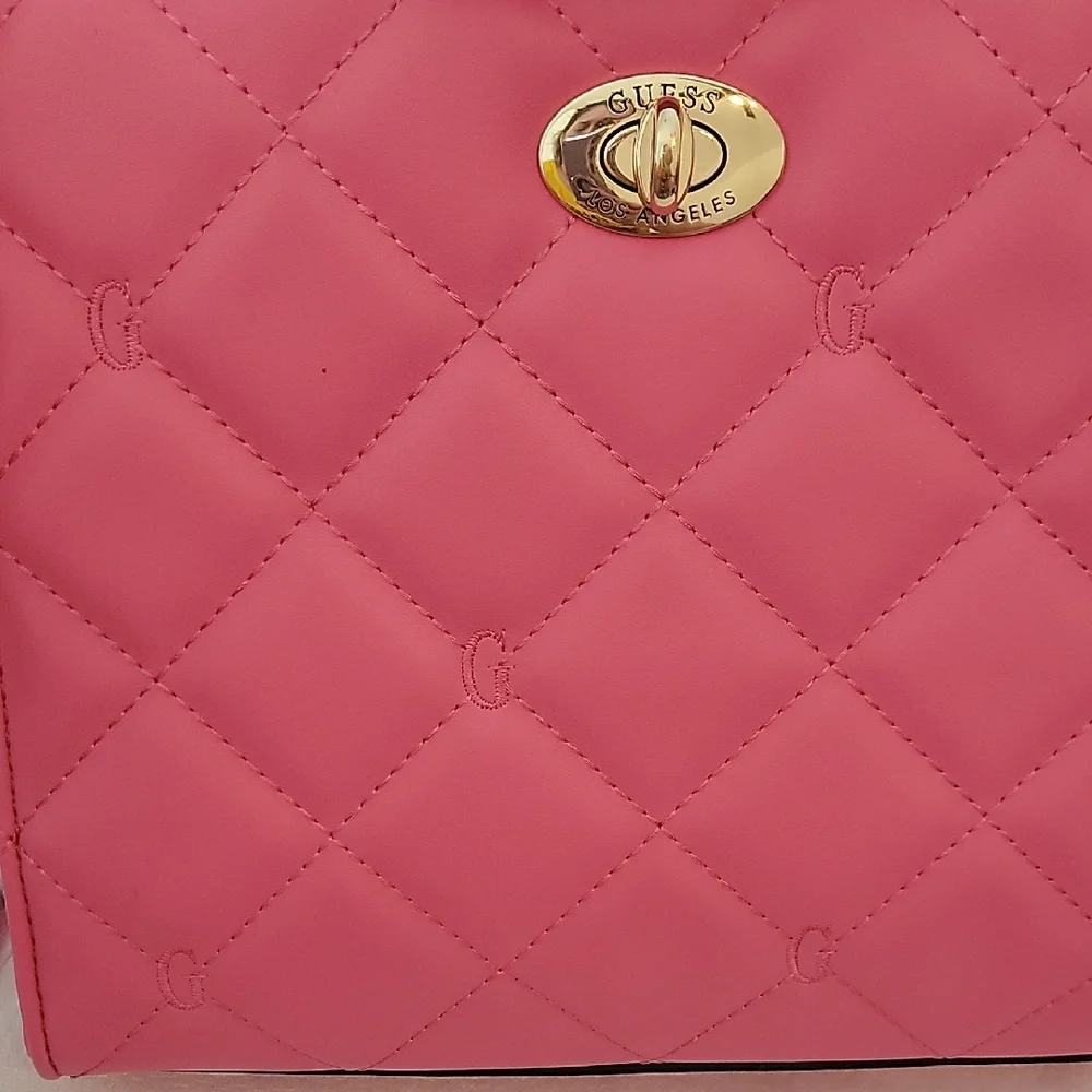 Pink Guess Crossbody Handbag - Picture 6 of 6